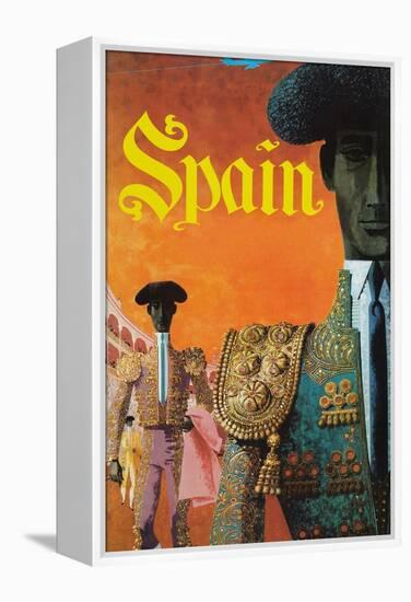 Spain-David Klein-Framed Stretched Canvas