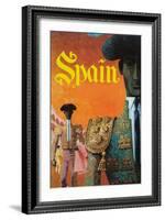Spain-David Klein-Framed Art Print