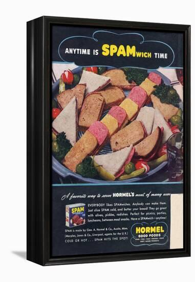 Spam, USA-null-Framed Premier Image Canvas