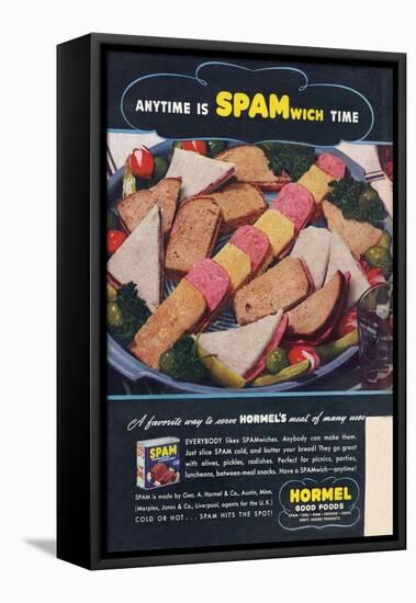 Spam, USA-null-Framed Premier Image Canvas