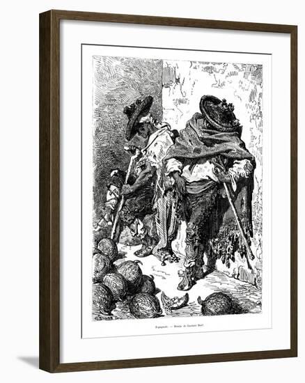 Spaniards, 1886-Gustave Doré-Framed Giclee Print