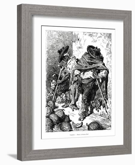 Spaniards, 1886-Gustave Doré-Framed Giclee Print