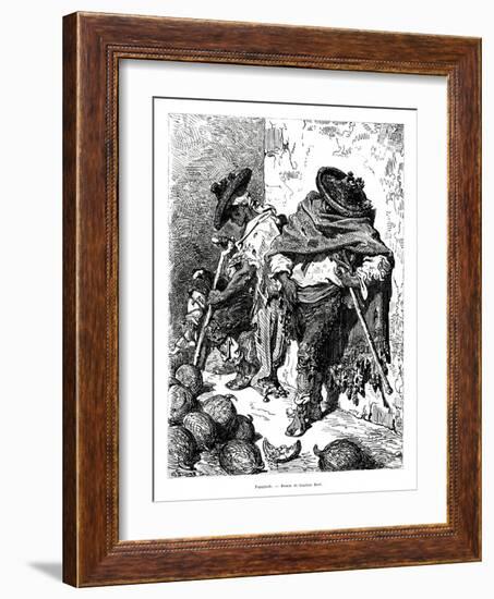 Spaniards, 1886-Gustave Doré-Framed Giclee Print