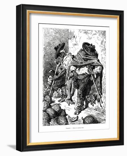 Spaniards, 1886-Gustave Doré-Framed Giclee Print