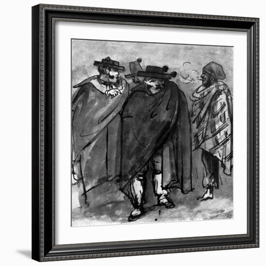 Spaniards-Constantin Guys-Framed Giclee Print