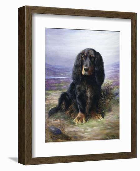 Spaniel in the Highlands-Lilian Cheviot-Framed Giclee Print