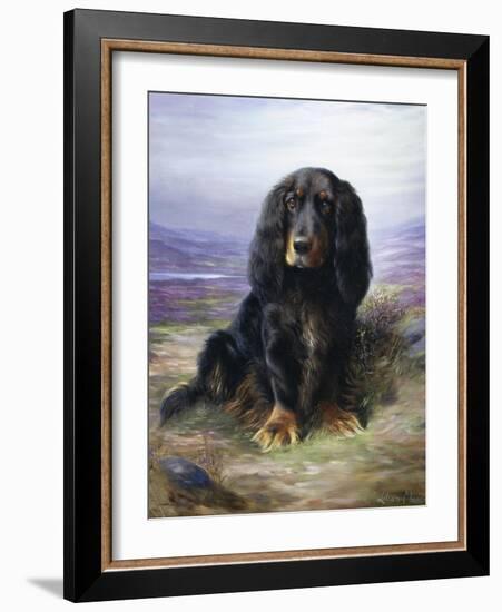 Spaniel in the Highlands-Lilian Cheviot-Framed Giclee Print