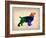 Spaniel Watercolor-NaxArt-Framed Art Print