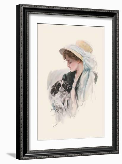 Spaniel-Harrison Fisher-Framed Art Print