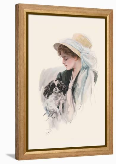 Spaniel-Harrison Fisher-Framed Stretched Canvas