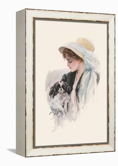 Spaniel-Harrison Fisher-Framed Stretched Canvas