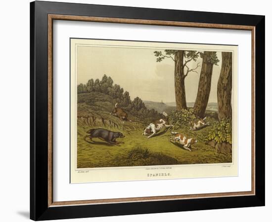 Spaniels-Henry Thomas Alken-Framed Giclee Print