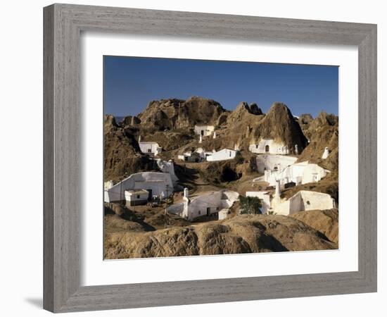 Spanien, Andalusien, Guadix, Hv?Hlenwohnungen, Ansicht, Nahe Granada, Hv?Hlenstadt-Thonig-Framed Photographic Print