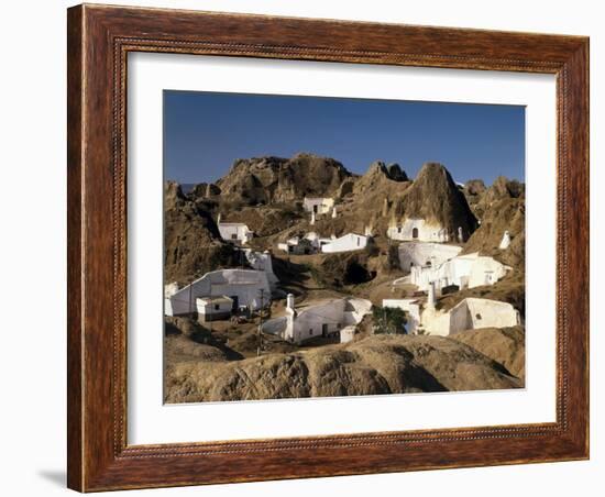 Spanien, Andalusien, Guadix, Hv?Hlenwohnungen, Ansicht, Nahe Granada, Hv?Hlenstadt-Thonig-Framed Photographic Print