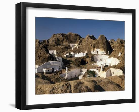 Spanien, Andalusien, Guadix, Hv?Hlenwohnungen, Ansicht, Nahe Granada, Hv?Hlenstadt-Thonig-Framed Photographic Print