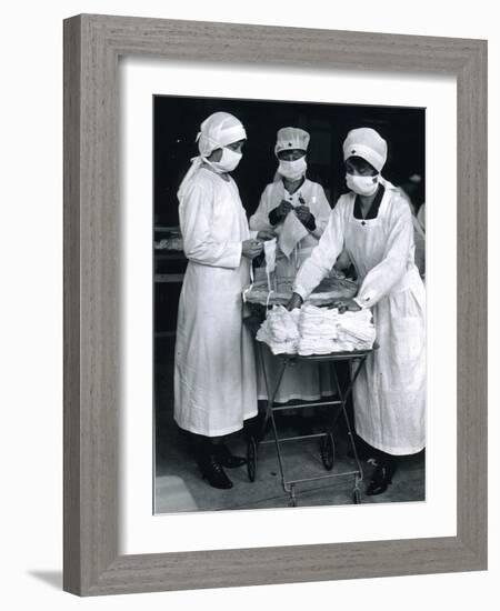 Spanische Grippe, USA, 1919-null-Framed Photographic Print