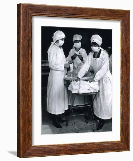 Spanische Grippe, USA, 1919-null-Framed Photographic Print
