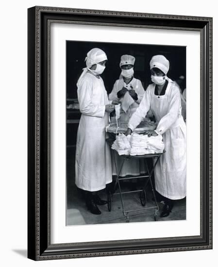 Spanische Grippe, USA, 1919-null-Framed Photographic Print