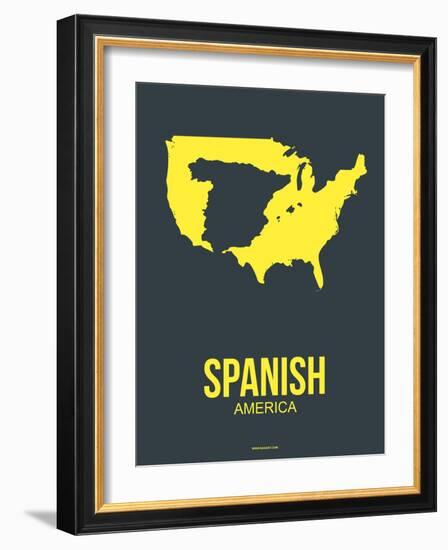 Spanish America Poster 1-NaxArt-Framed Art Print