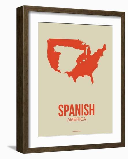 Spanish America Poster 2-NaxArt-Framed Art Print