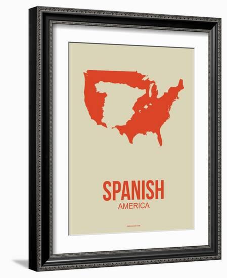 Spanish America Poster 2-NaxArt-Framed Art Print