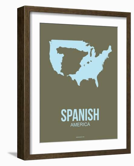 Spanish America Poster 3-NaxArt-Framed Art Print