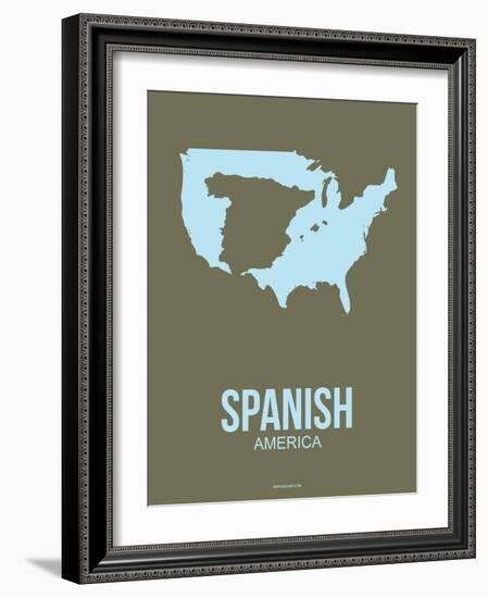 Spanish America Poster 3-NaxArt-Framed Art Print