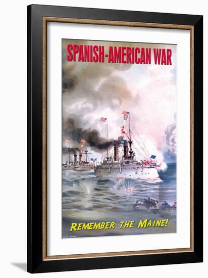 Spanish American War-Wilbur Pierce-Framed Art Print