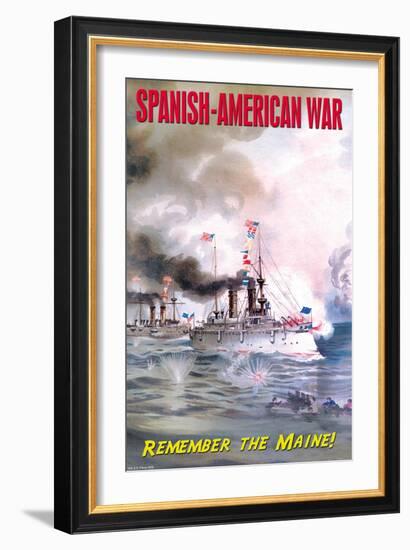 Spanish American War-Wilbur Pierce-Framed Art Print