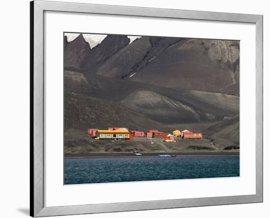 Spanish Base, Deception Island, South Shetland Islands, Antarctica, Polar Regions-Sergio Pitamitz-Framed Photographic Print