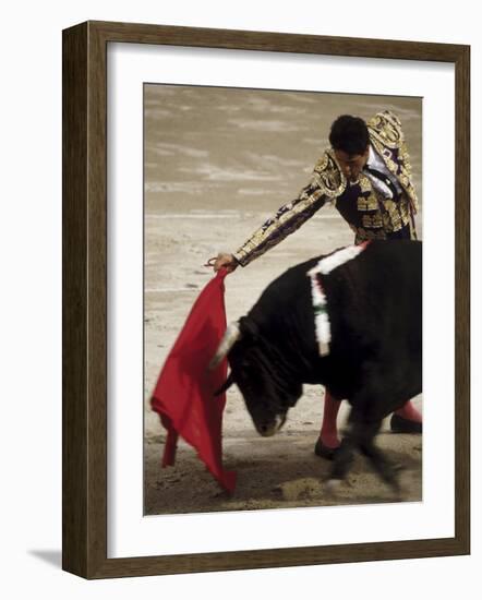 Spanish Bullfighter Camargue France-null-Framed Photographic Print