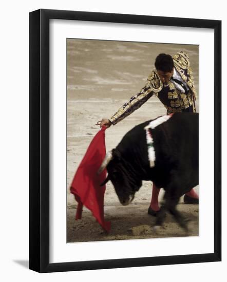 Spanish Bullfighter Camargue France-null-Framed Photographic Print