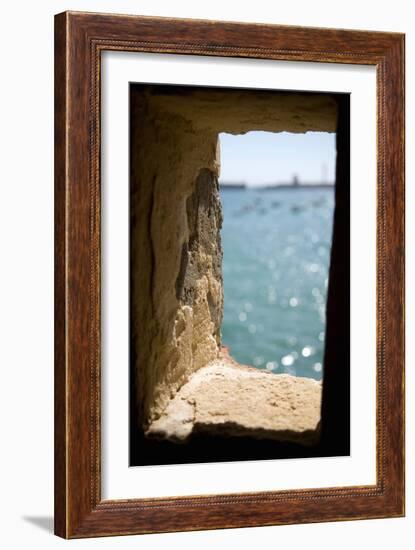 Spanish Castle Window-Felipe Rodriguez-Framed Photographic Print