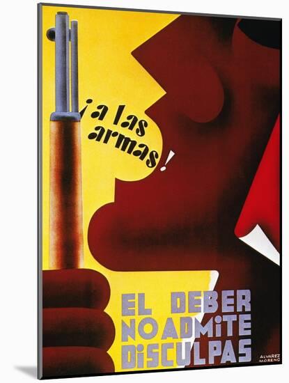 Spanish Civil War, 1937-null-Mounted Giclee Print