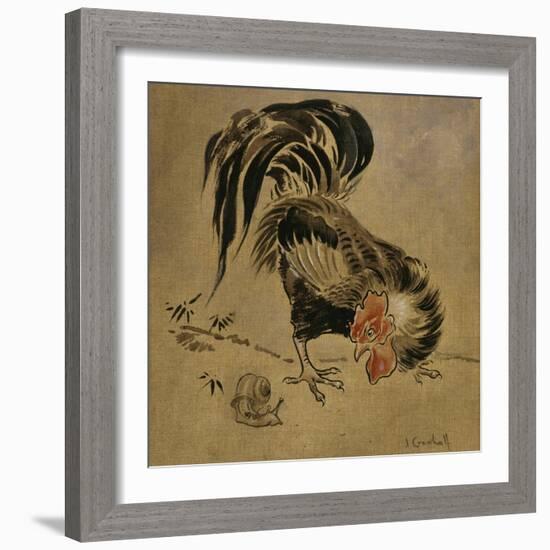 Spanish Cock and Snail-Joseph Crawhall-Framed Giclee Print