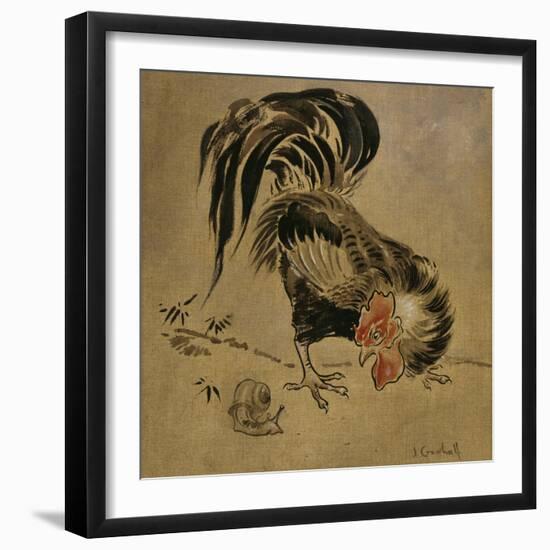 Spanish Cock and Snail-Joseph Crawhall-Framed Giclee Print