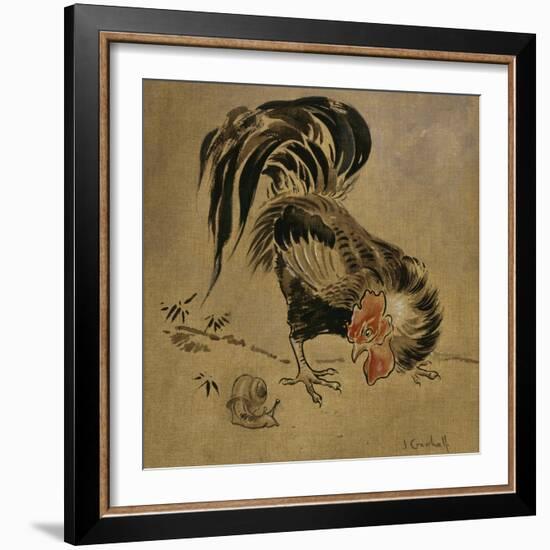 Spanish Cock and Snail-Joseph Crawhall-Framed Giclee Print