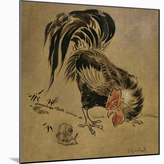 Spanish Cock and Snail-Joseph Crawhall-Mounted Giclee Print