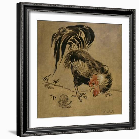 Spanish Cock and Snail-Joseph Crawhall-Framed Giclee Print