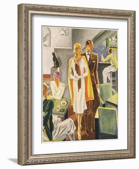 Spanish Cocktail Bar-null-Framed Art Print