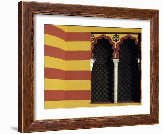 Spanish Colours and Moorish Influence Come Together in the Design of a Building in Seville-Andrew Watson-Framed Photographic Print