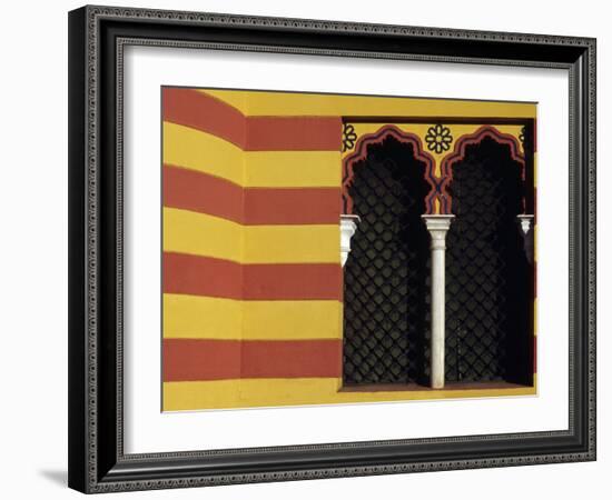 Spanish Colours and Moorish Influence Come Together in the Design of a Building in Seville-Andrew Watson-Framed Photographic Print