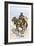 Spanish Conquistador in Armor on Horseback, New Spain, c.1500-null-Framed Giclee Print