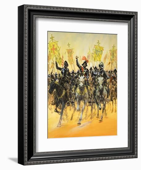 Spanish Conquistadors-Graham Coton-Framed Giclee Print