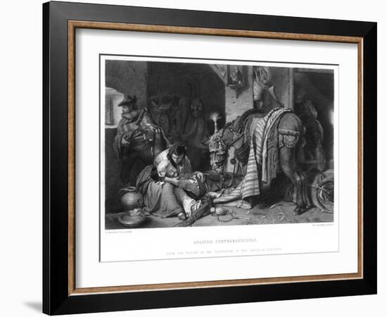 Spanish Contrabandistas, C1860S-W Ridgway-Framed Giclee Print