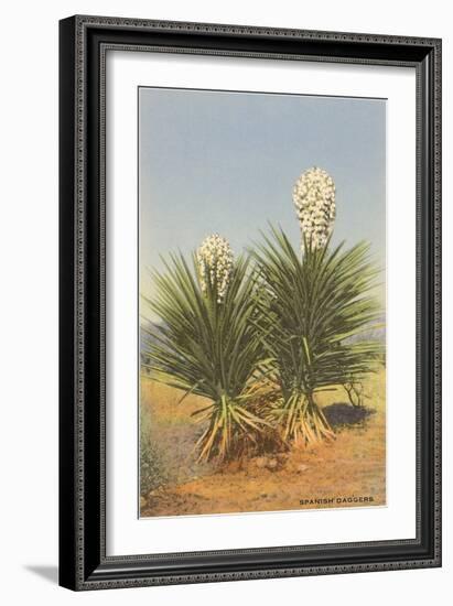 Spanish Daggers, Yuccas-null-Framed Art Print