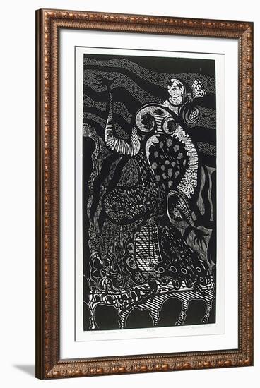 Spanish Dancer, Back-Manuel Izqueirdo-Framed Limited Edition