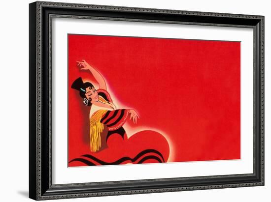 Spanish Dancer-Louis Roesch Co-Framed Art Print