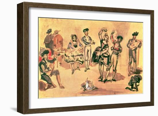 Spanish Dancers, 1862-Edouard Manet-Framed Giclee Print