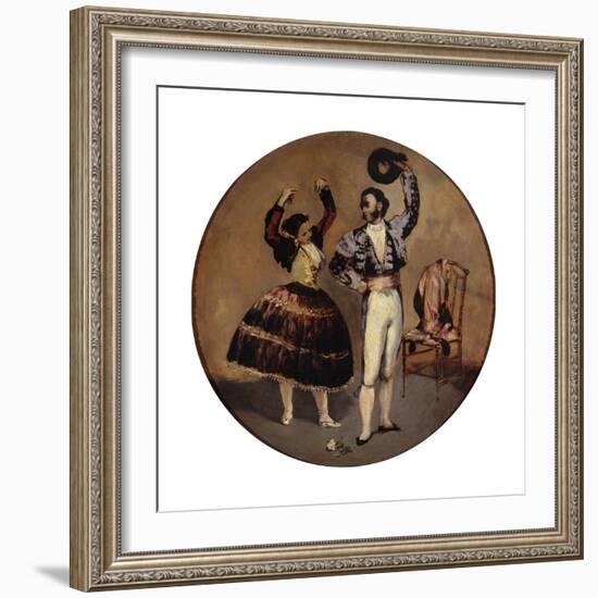 Spanish Dancers-Edouard Manet-Framed Giclee Print